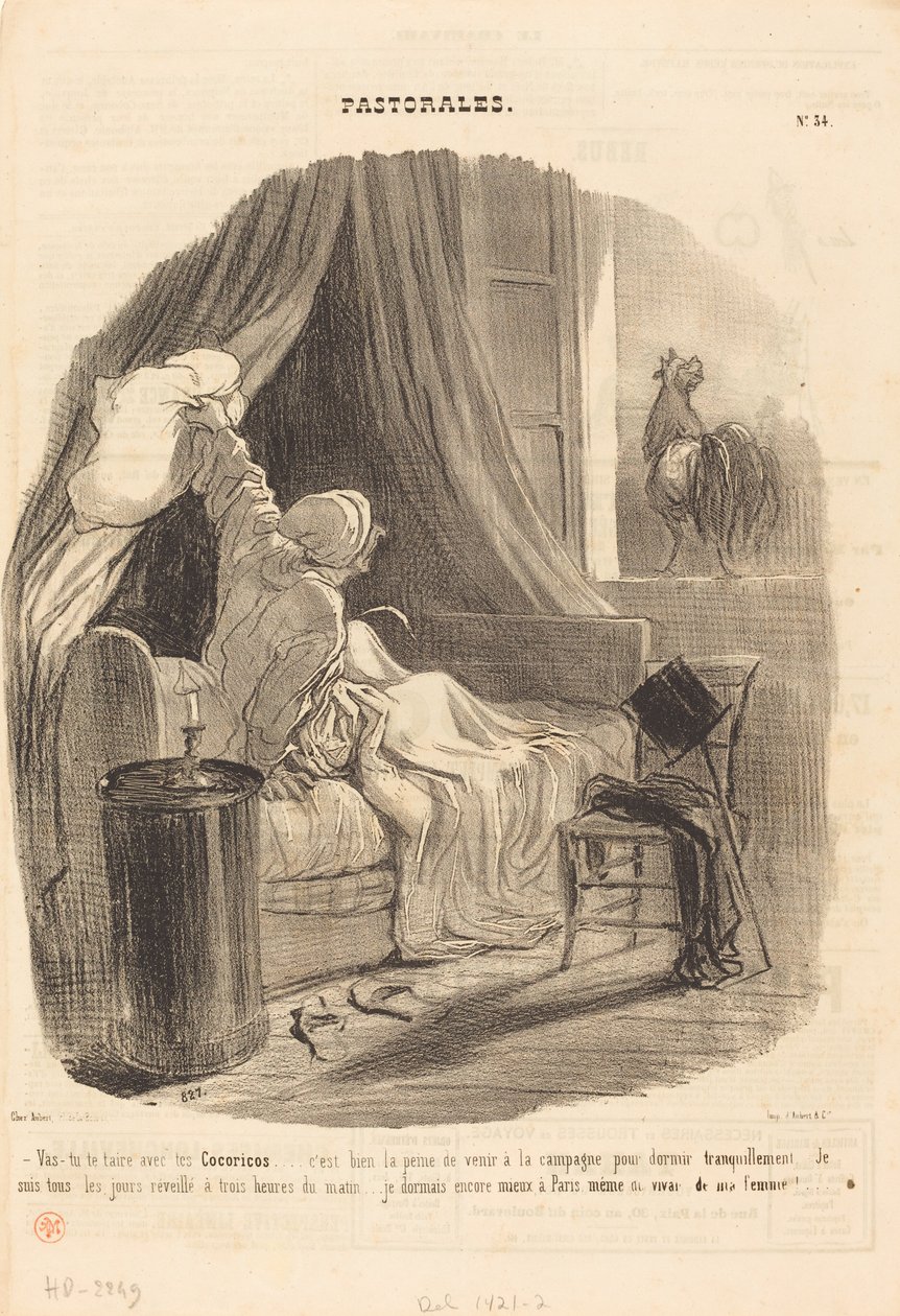 Befognád a szádat a Cocoricóiddal... alkotó: Honoré Daumier