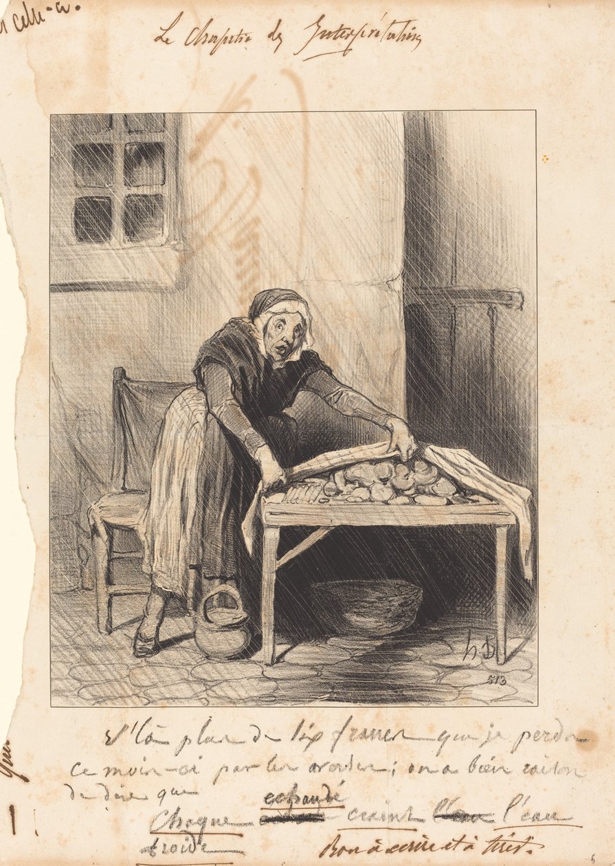 Több mint hat frankot veszítek... alkotó: Honoré Daumier
