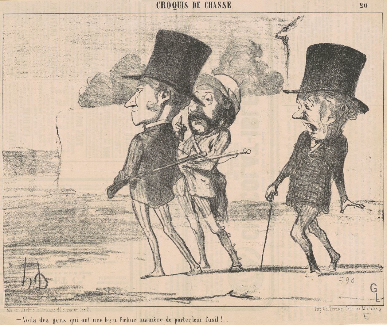 Nos, az embereknek van egy... átkozott módja... alkotó: Honoré Daumier