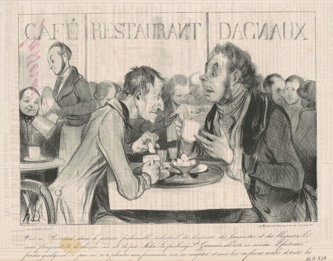 Látod Bertrandot? alkotó: Honoré Daumier