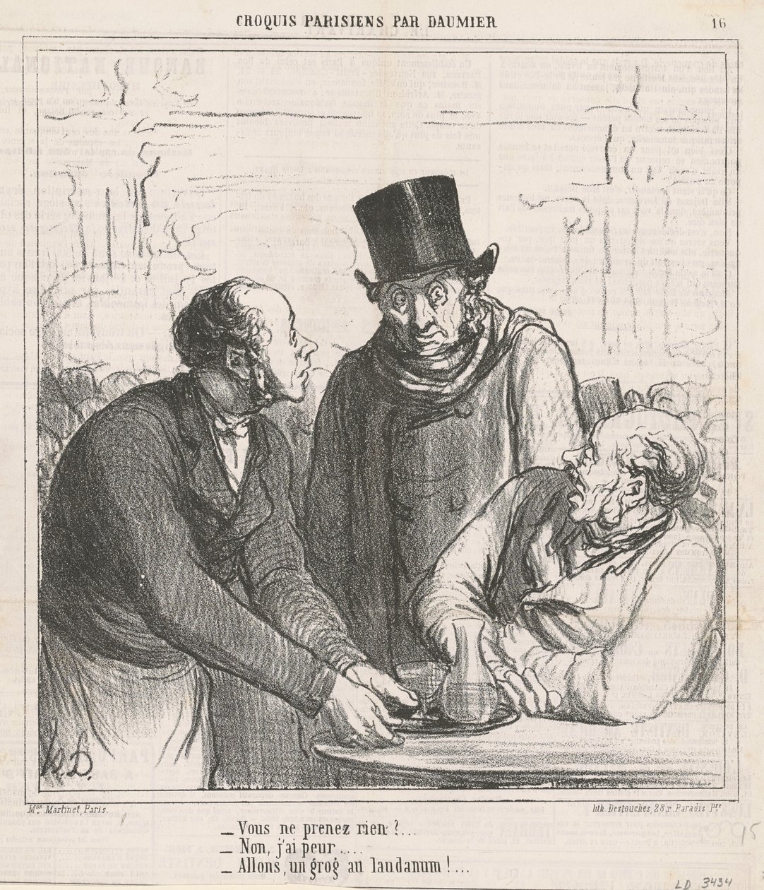 Nem viszel semmit? alkotó: Honoré Daumier