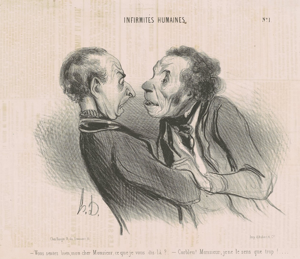 Jól érzi magát, kedves uram... alkotó: Honoré Daumier