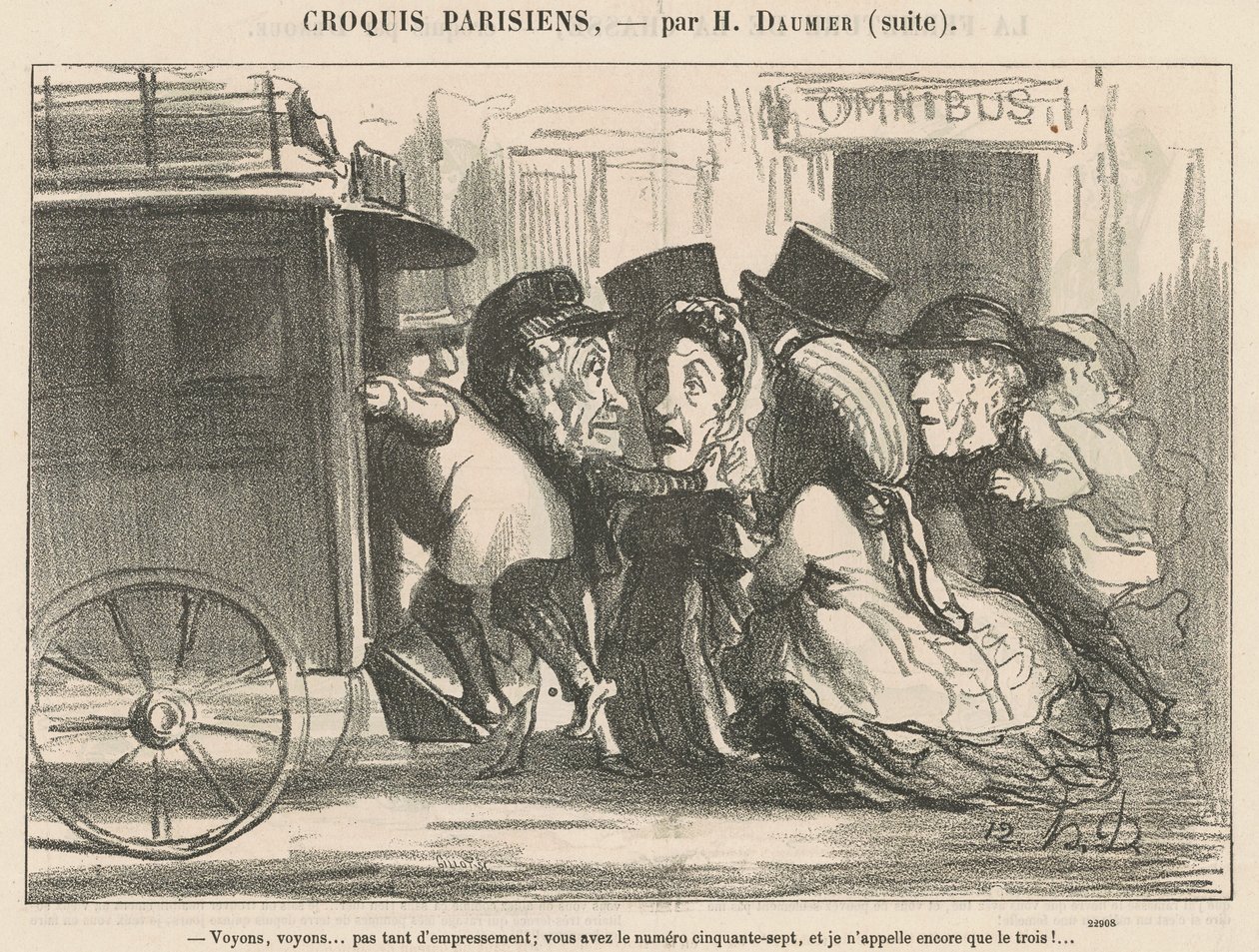 Lássuk csak... nem olyan lelkes... alkotó: Honoré Daumier