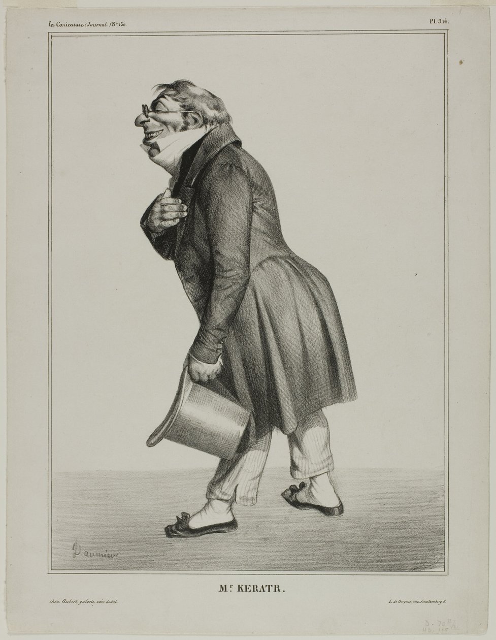 Auguste-Hilarion, Kératry grófja alkotó: Honoré Victorin Daumier