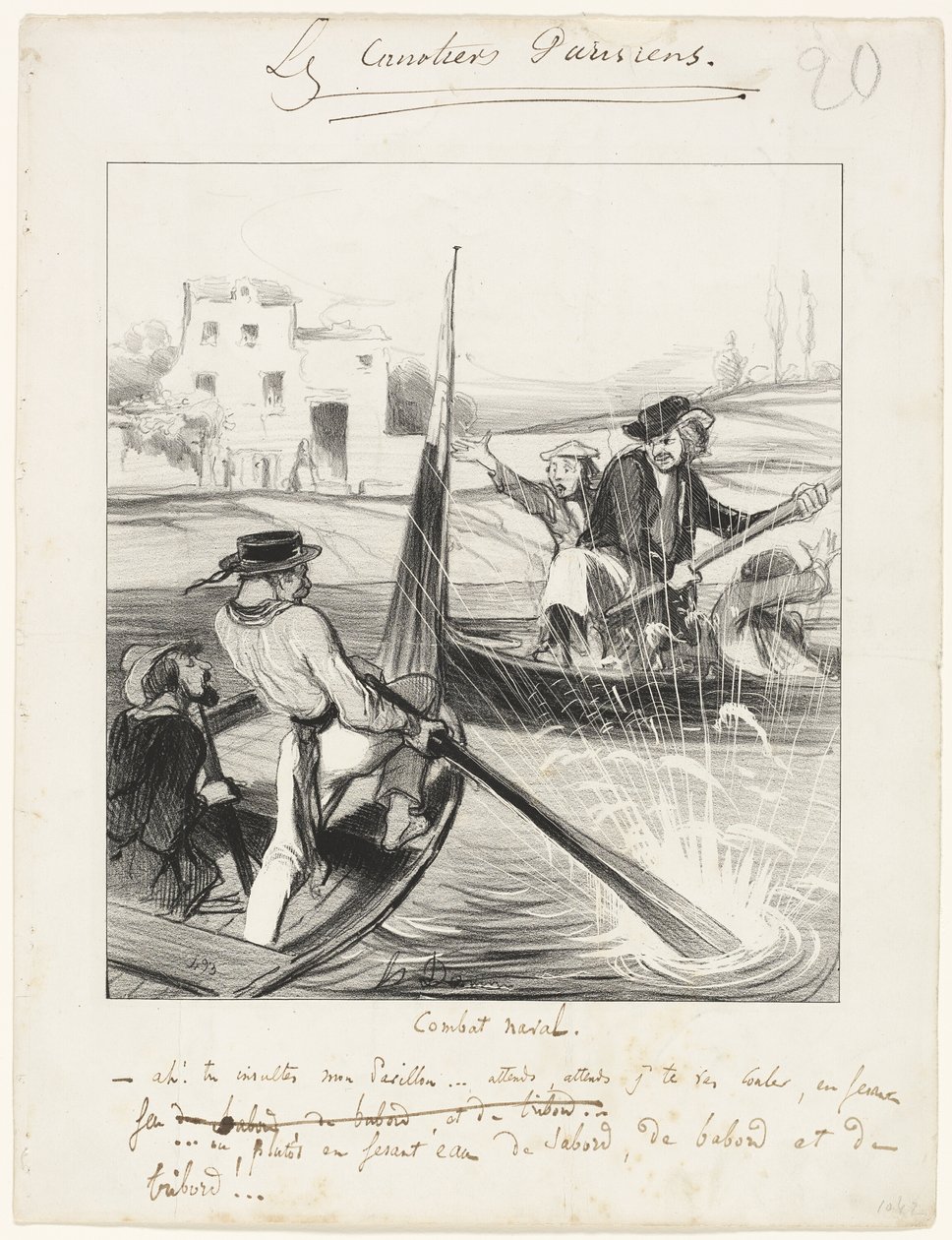 Haditengerészet alkotó: Honoré Victorin Daumier