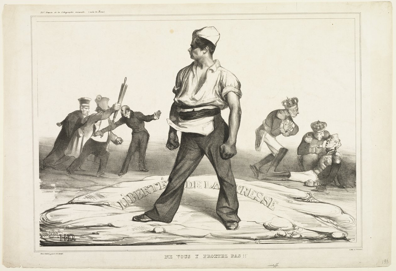 Ne avatkozz bele!, 20. lemez alkotó: Honoré Victorin Daumier