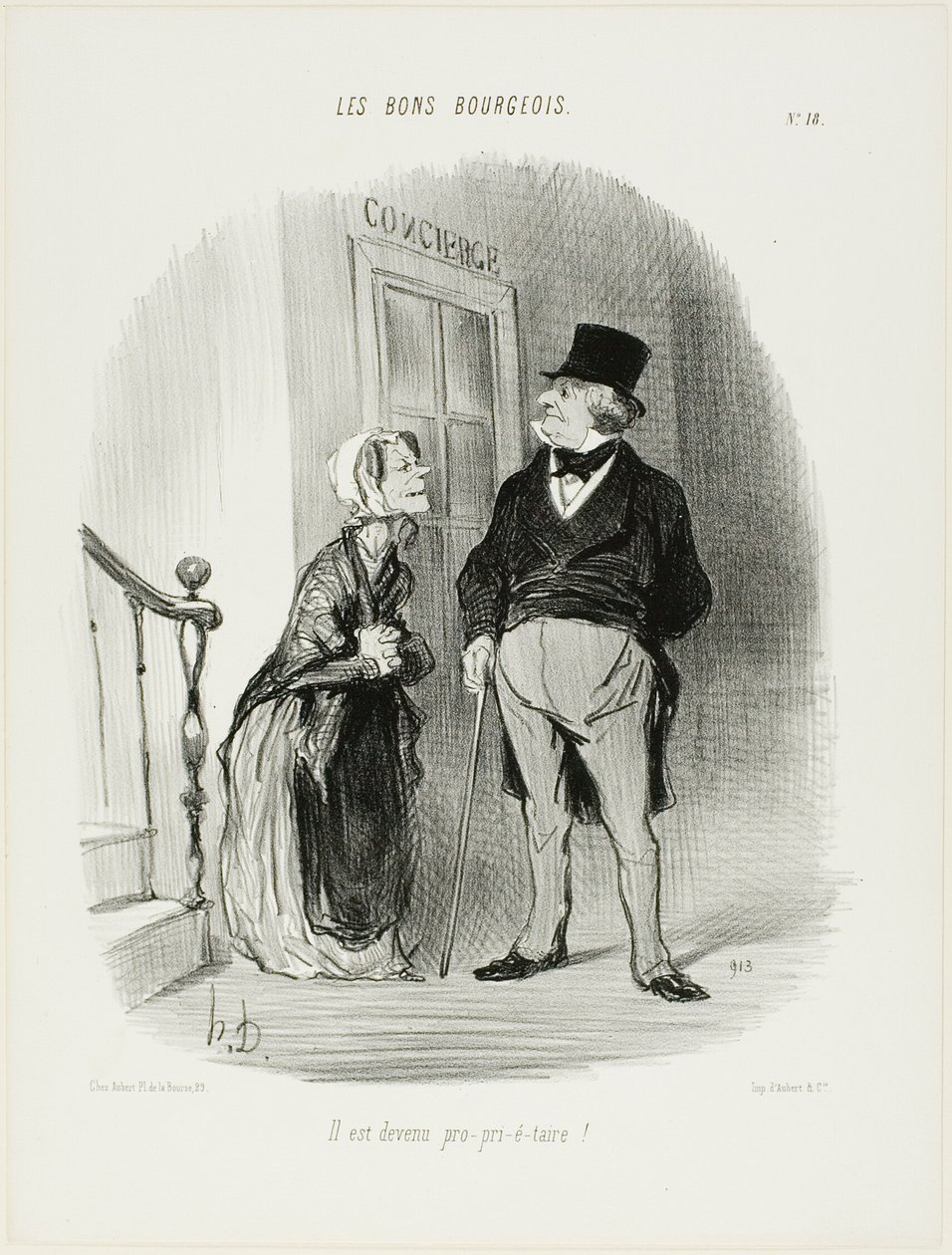 "Laaaand-Looooooord lett!", 18. lemez a Les Bons Bourgeois-ból alkotó: Honoré Victorin Daumier