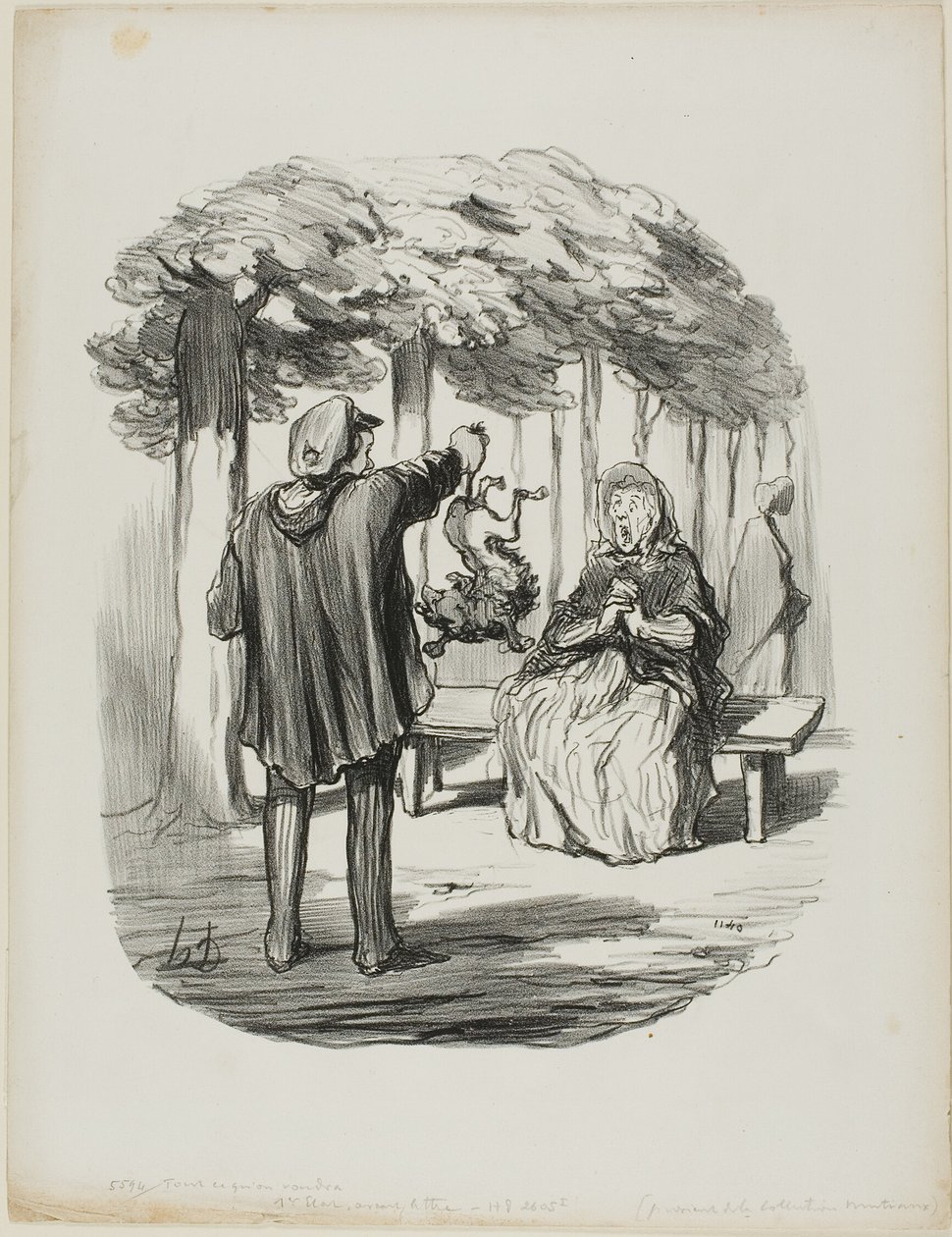 "Is this your dog here", 20. tányér a Tout Ce Qu