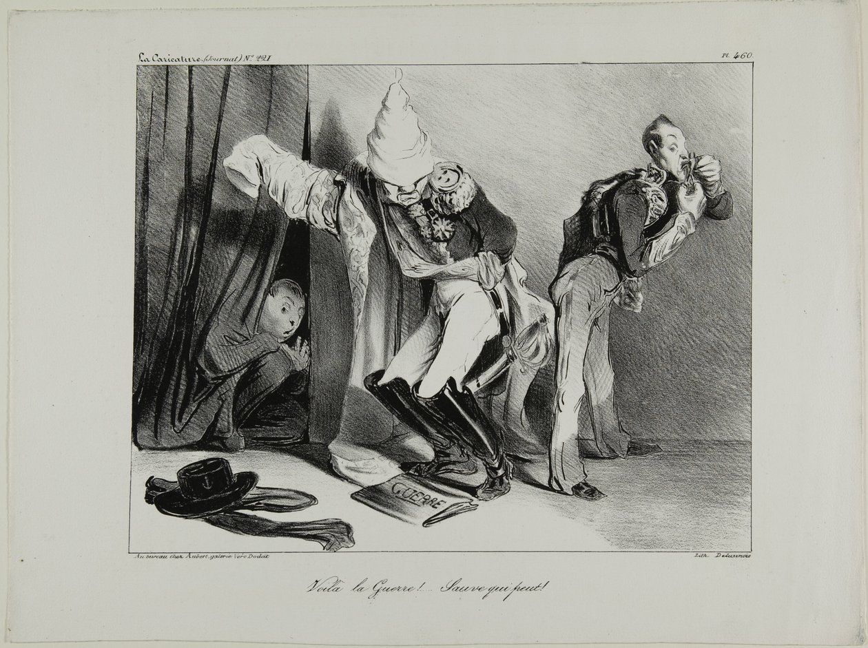 "Ez háború! ...Mindenki magáért!", 460. tányér alkotó: Honoré Victorin Daumier