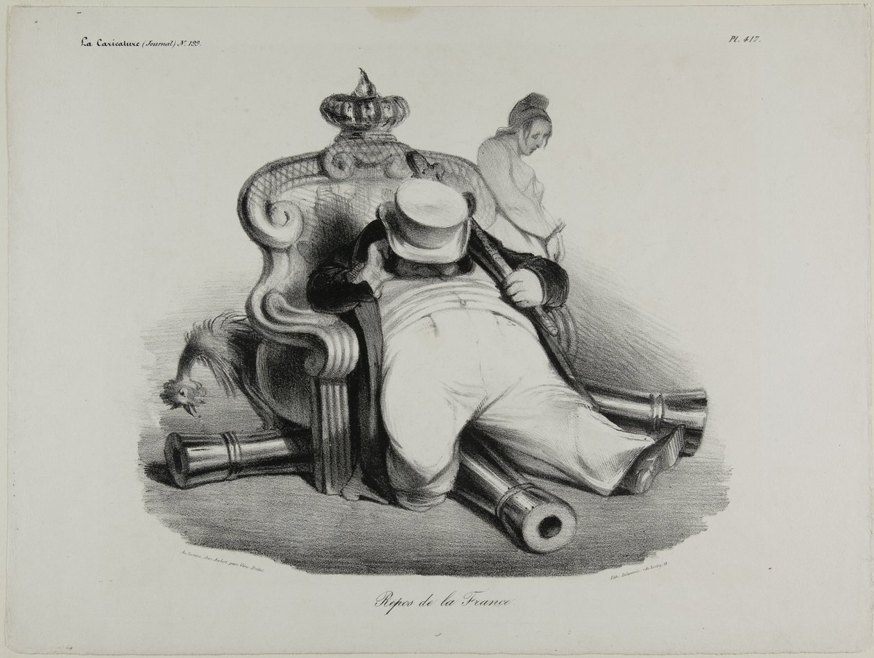 Franciaország nyugalma, 417. tábla alkotó: Honoré Victorin Daumier