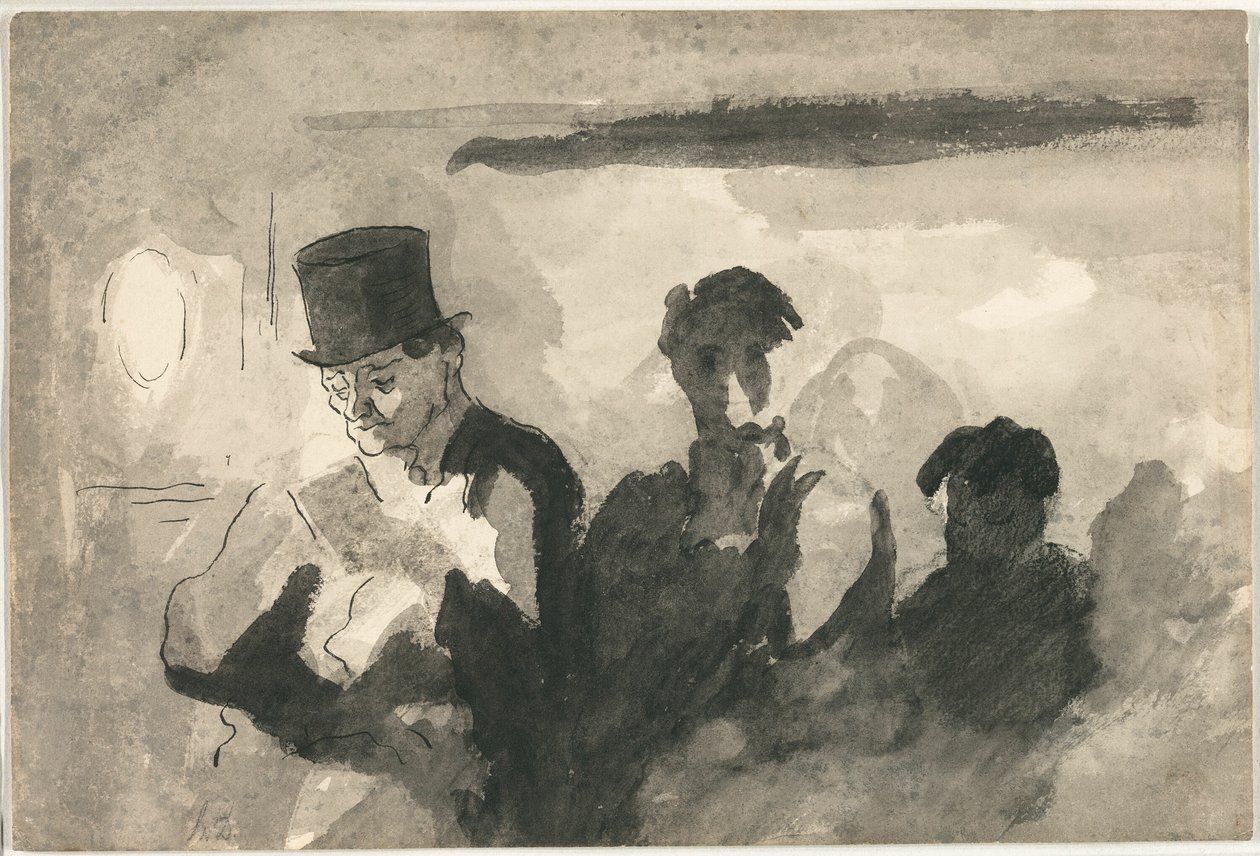 Harmadosztályú kocsi alkotó: Honoré Victorin Daumier
