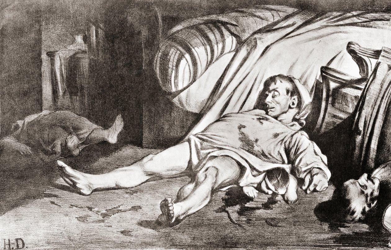 Le Massacre de la rue Transnonain, Honore Daumier litográfiájáról, Alfred Whitman The Print-Collector
