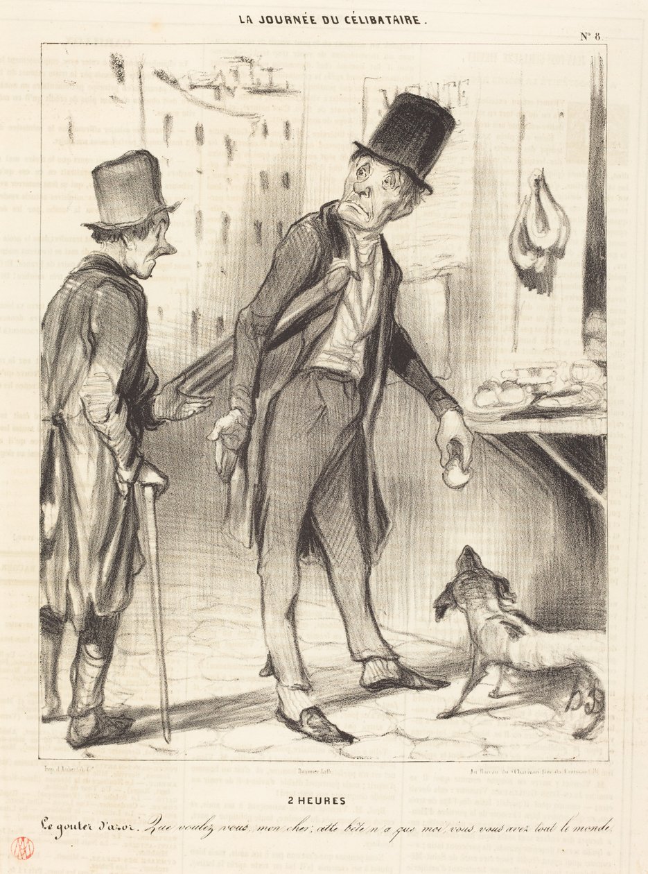 2 óra - Azor uzsonnája alkotó: Honoré Daumier