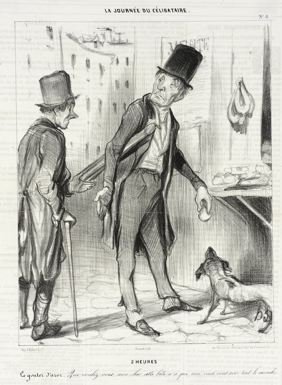 2 óra - Azor uzsonnája alkotó: Honoré Daumier