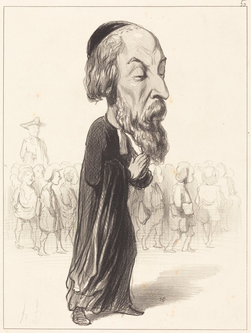 A. Fréd. Pierre, Falloux grófja alkotó: Honoré Daumier