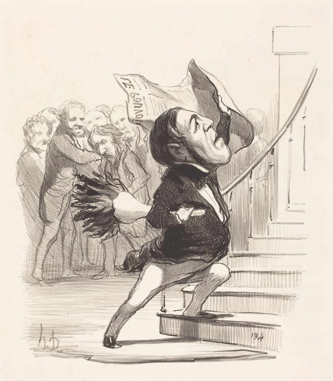 A. Granier de Cassagnac alkotó: Honoré Daumier
