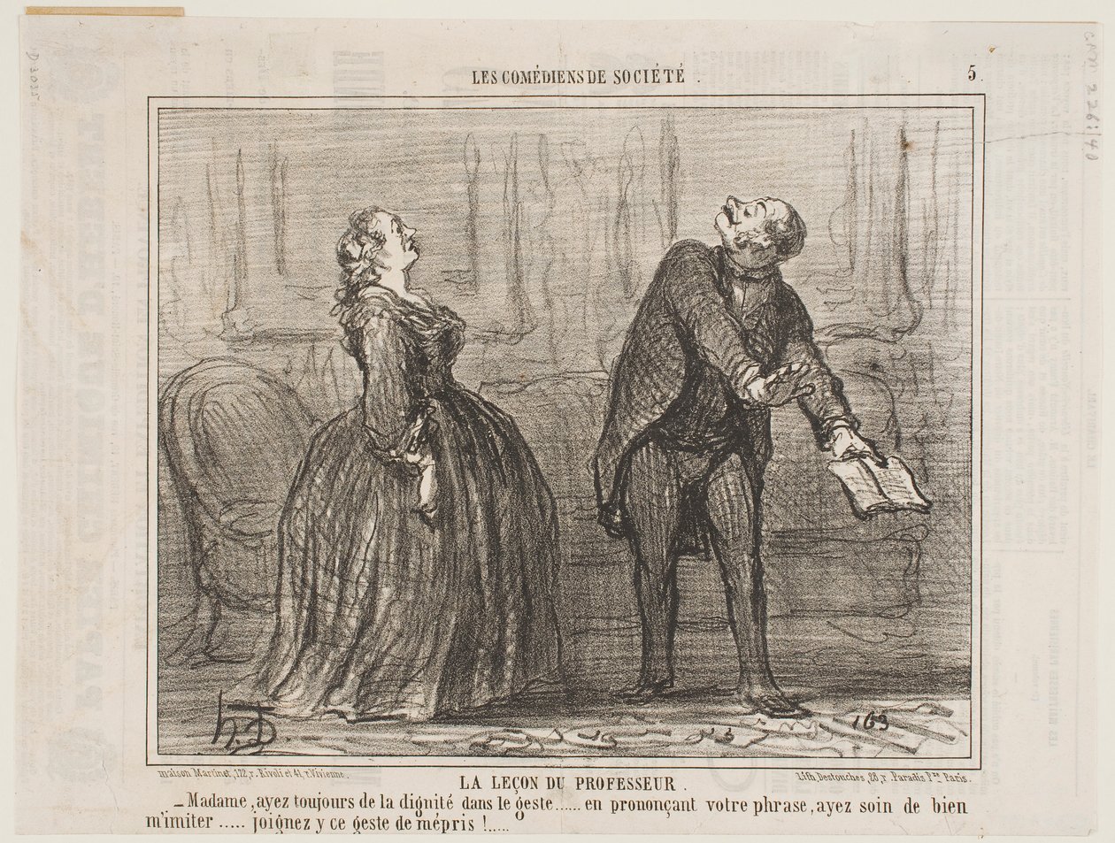 Lecke a professzortól alkotó: Honoré Daumier