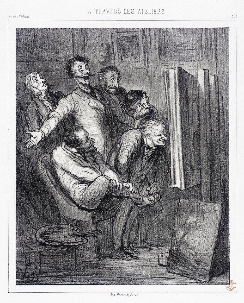 A műhelyeken keresztül alkotó: Honoré Daumier