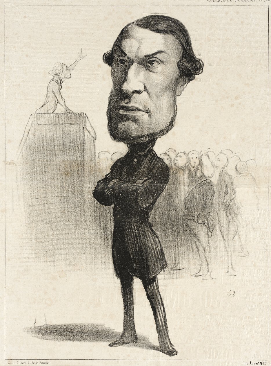 Achille Fould alkotó: Honoré Daumier
