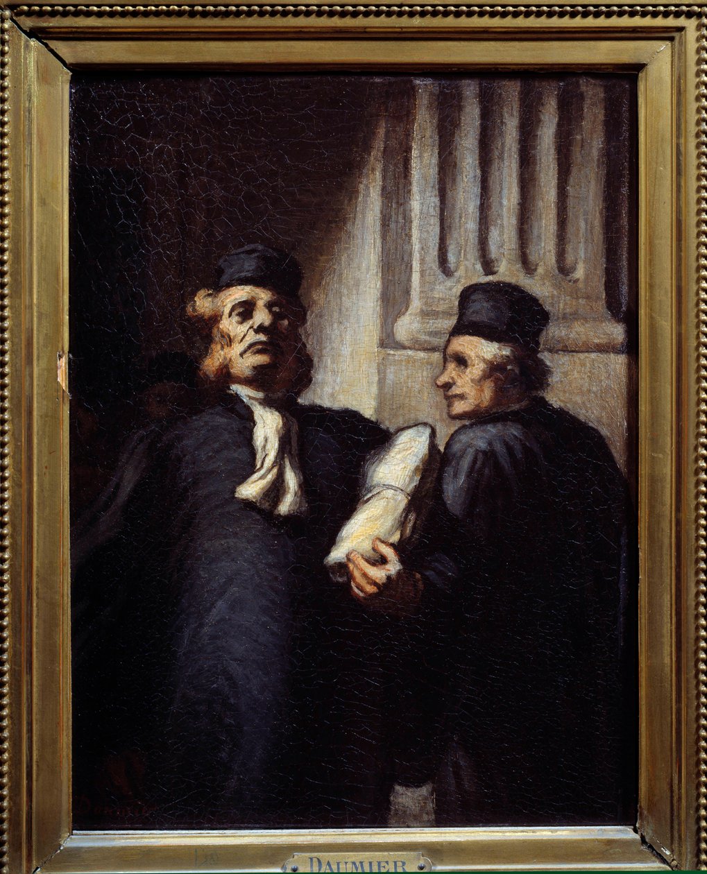 A meghallgatás után mindkét ügyvéd. Honore Daumier festménye (1808-1879) alkotó: Honoré Daumier