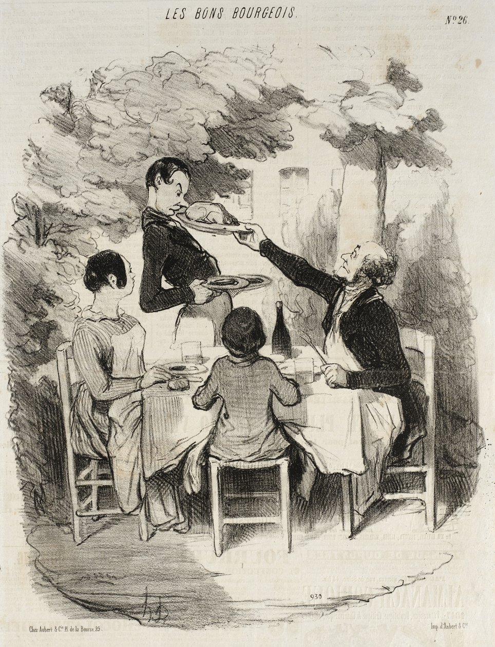Áh!  Olyan friss... Áh!  Olyan friss... alkotó: Honoré Daumier