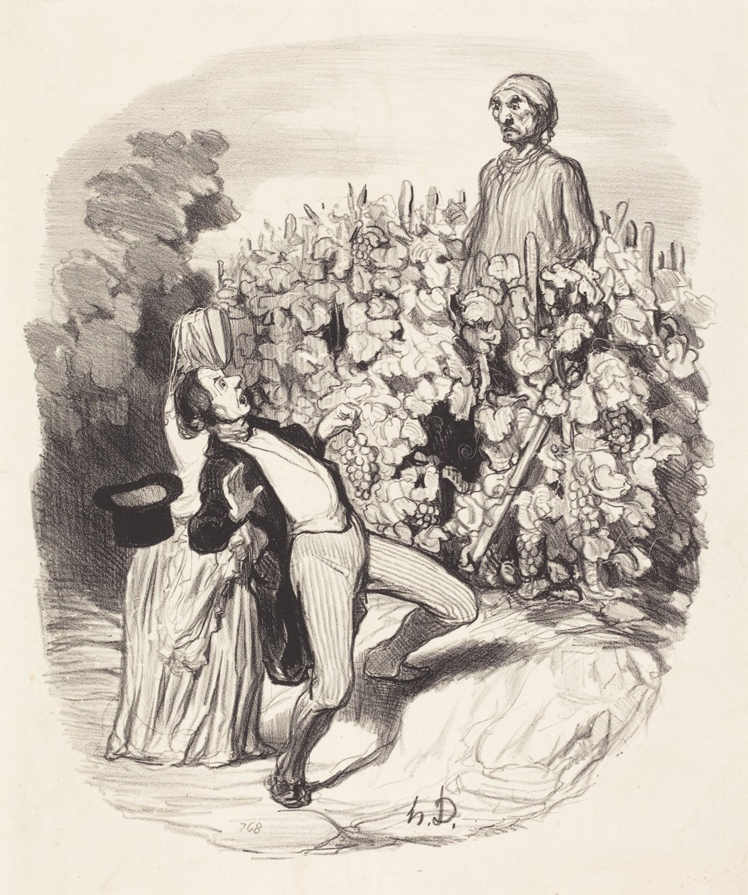 Ah! A mindenit, azt hiszem, elkaptak minket! alkotó: Honoré Daumier