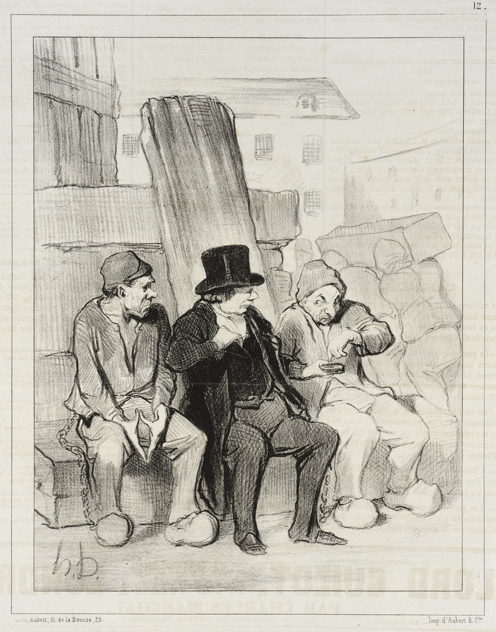Tehát, barátom, huszonkét évesen már megölt három férfit... alkotó: Honoré Daumier