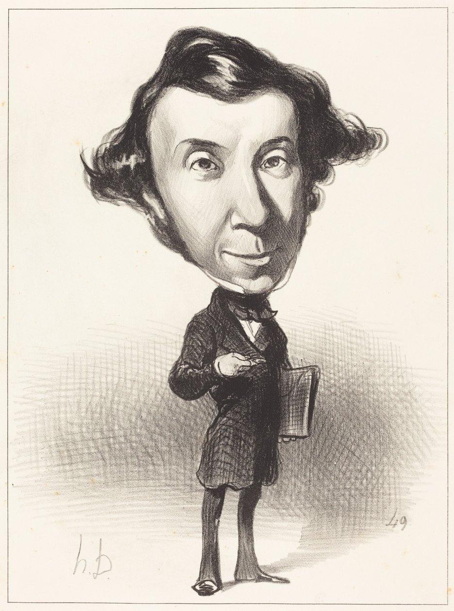 Alex. Ch. Henri de Tocqueville alkotó: Honoré Daumier