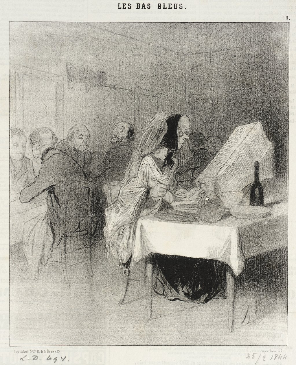 Gyerünk!... még mindig nem írtak a regényemről... alkotó: Honoré Daumier