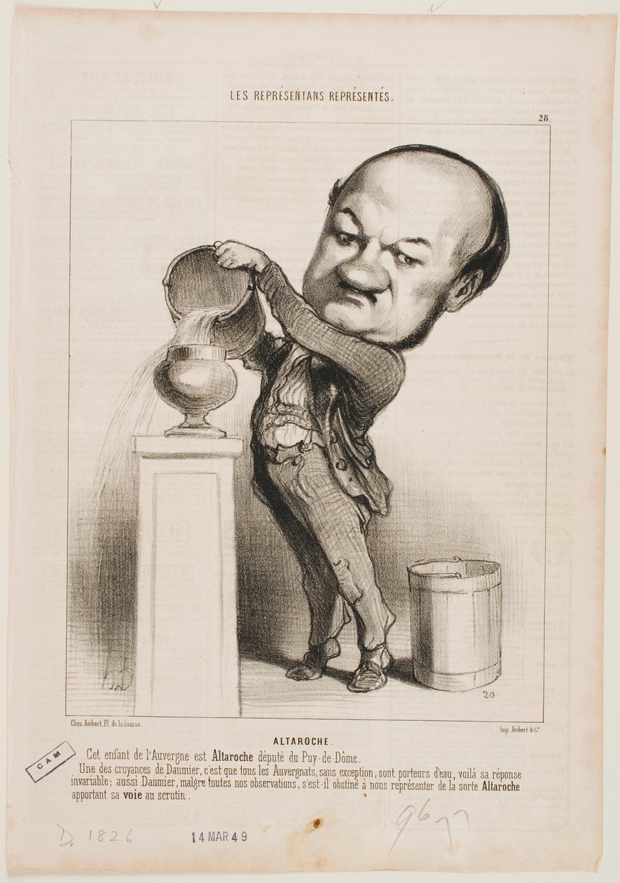 Altaroche alkotó: Honoré Daumier
