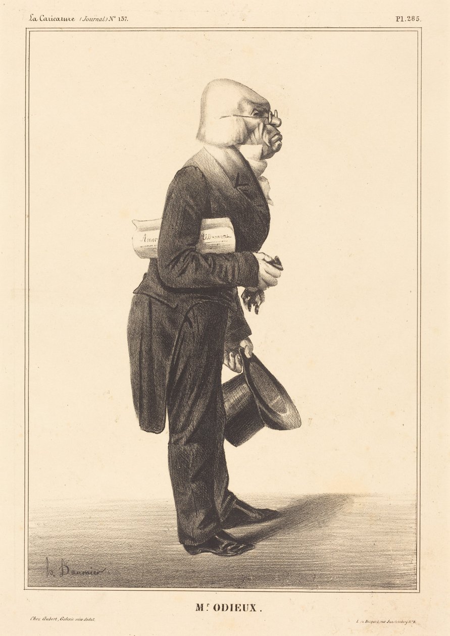 Antoine Odier alkotó: Honoré Daumier