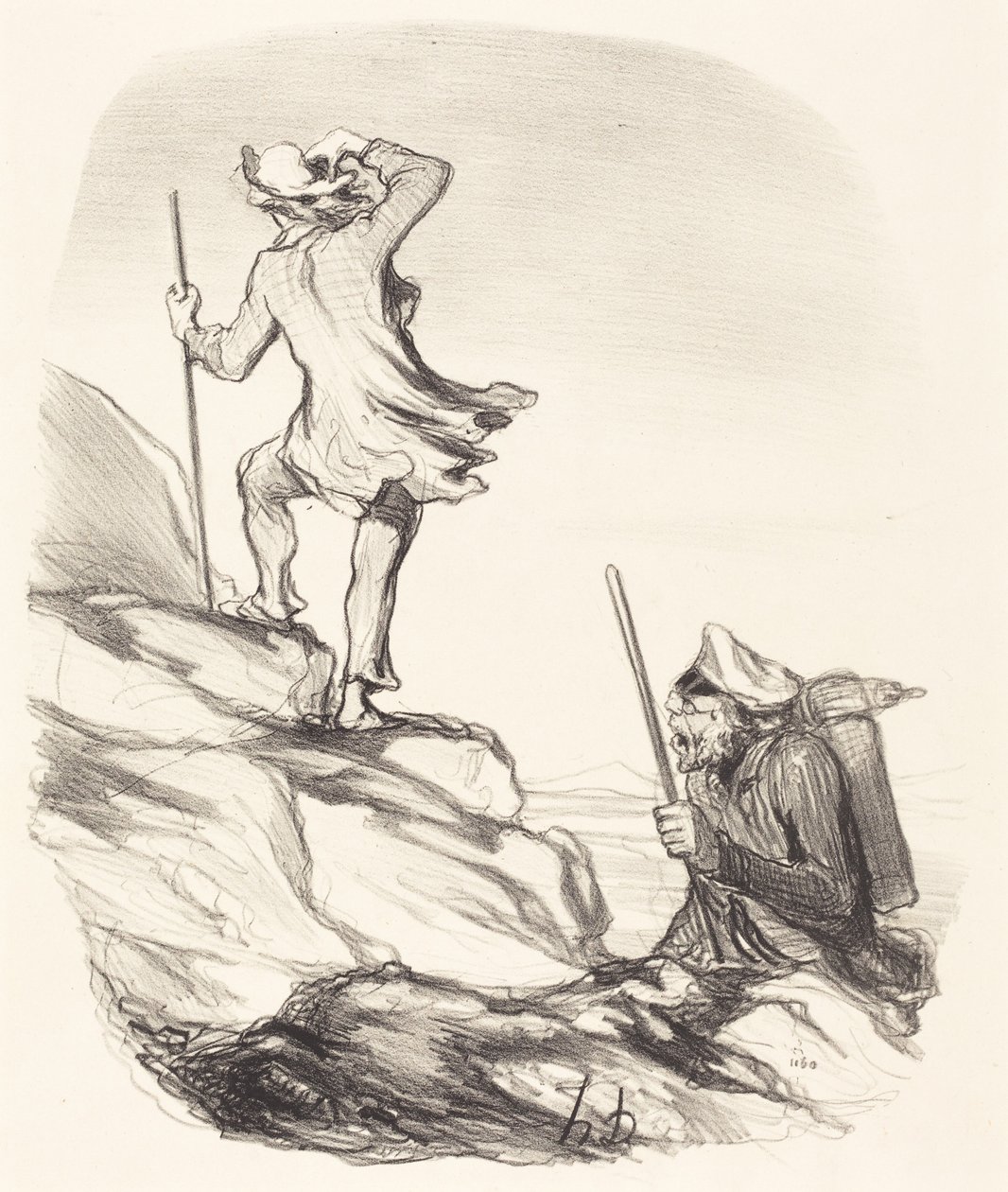 Látsz egy civilizált helyet... alkotó: Honoré Daumier