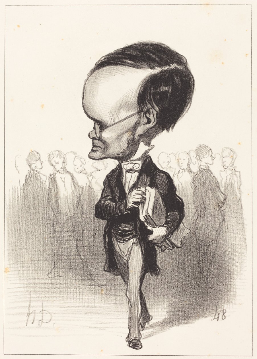 Arm. Jacques Lherbette alkotó: Honoré Daumier