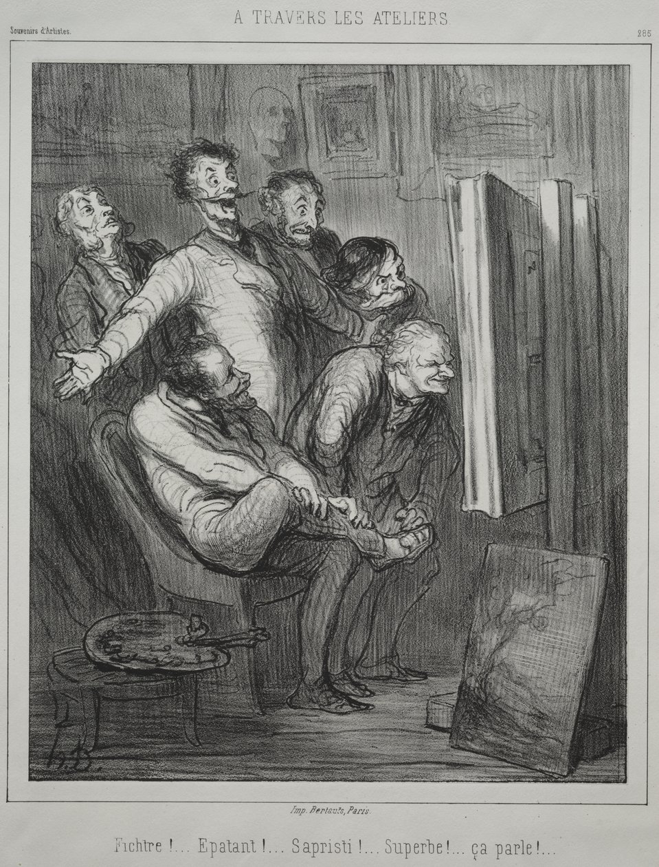 A stúdiókon keresztül alkotó: Honoré Daumier
