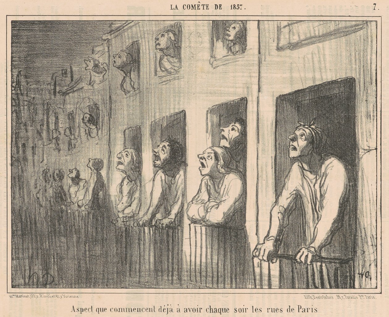 Az a szempont, ami már kezd kialakulni... alkotó: Honoré Daumier