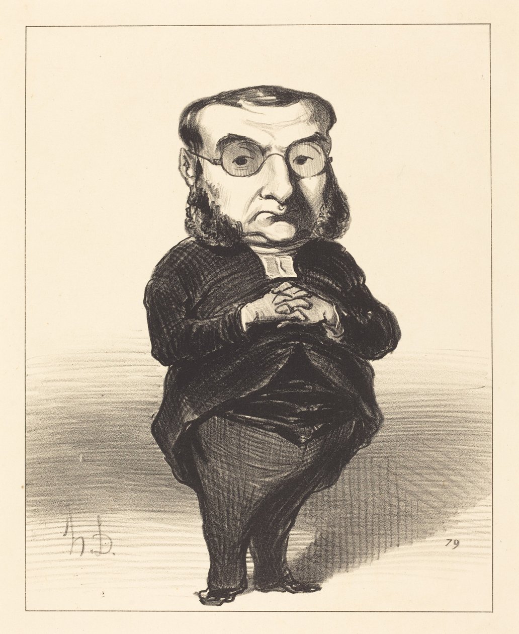 Ath. L. Charles Coquerel alkotó: Honoré Daumier
