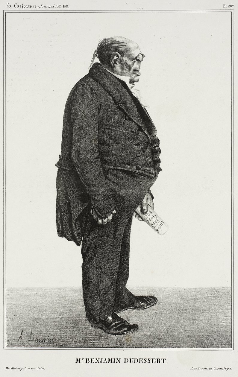 Benjamin Dudessert alkotó: Honoré Daumier