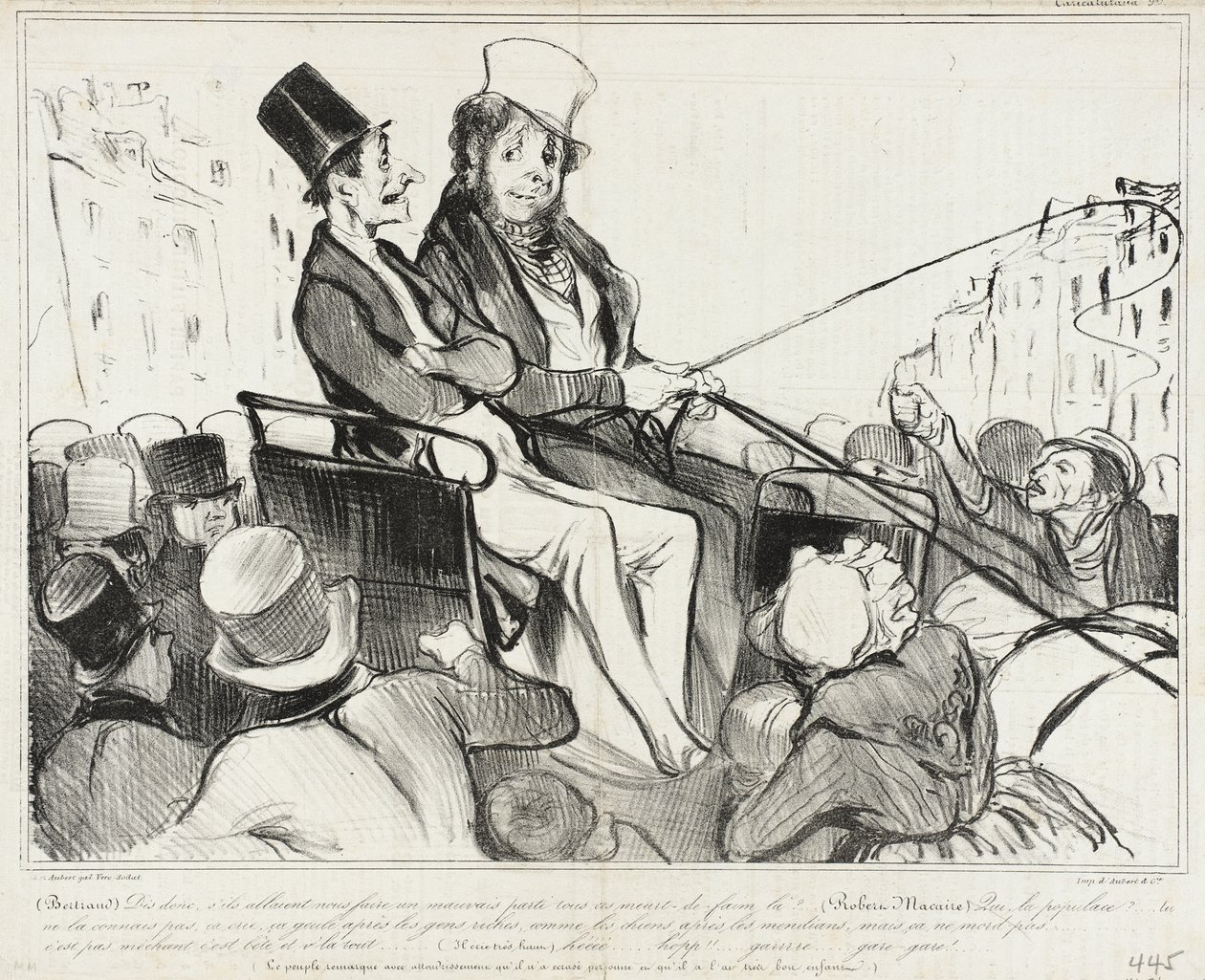 Bertrand, mondd csak, mi lenne, ha... alkotó: Honoré Daumier