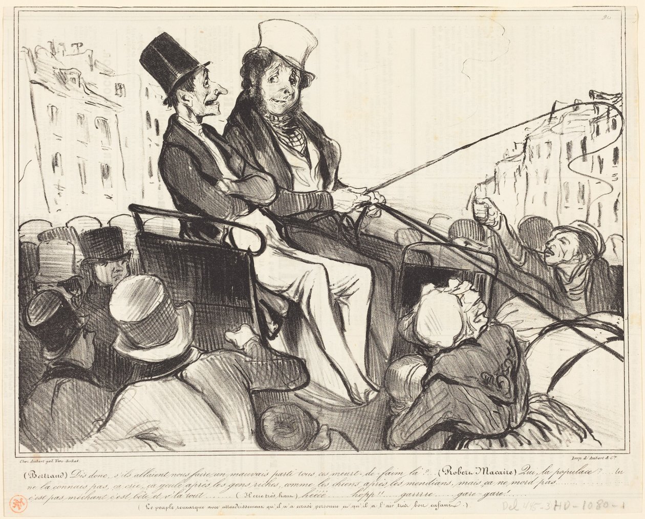 Bertrand, figyelj csak, mi lenne, ha... alkotó: Honoré Daumier