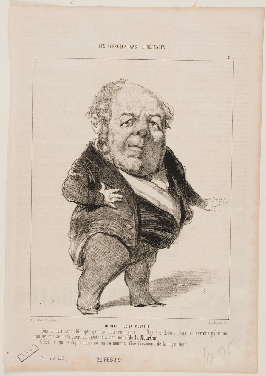 Boulay (de la Meurthe) alkotó: Honoré Daumier