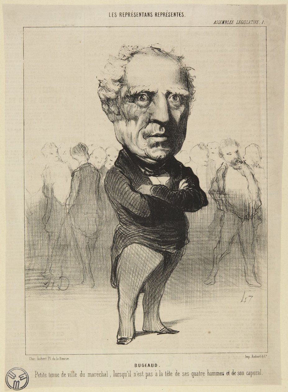„Bugeaud” alkotó: Honoré Daumier