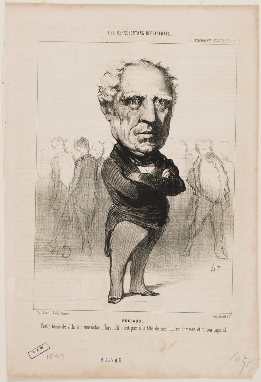 Bugeaud alkotó: Honoré Daumier