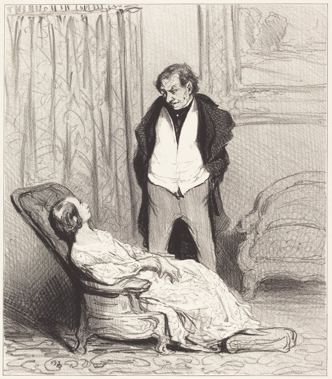 Dobozos sárgarépa alkotó: Honoré Daumier