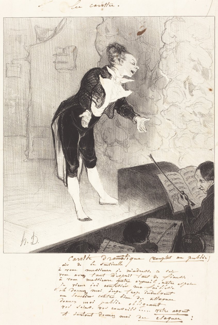 Drámai sárgarépa alkotó: Honoré Daumier