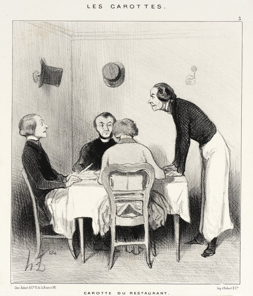 Sárgarépa az étteremből alkotó: Honoré Daumier