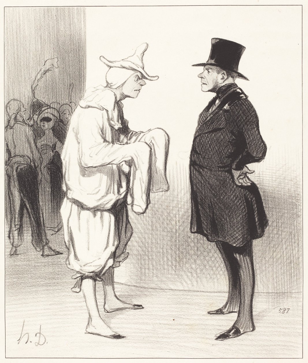Outfielder sárgarépa alkotó: Honoré Daumier
