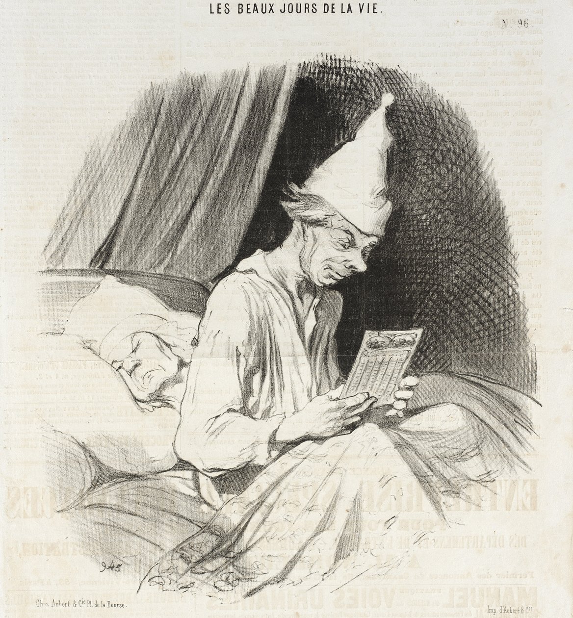 Valóban ma van, július 28-án, Szent Anna napja... alkotó: Honoré Daumier
