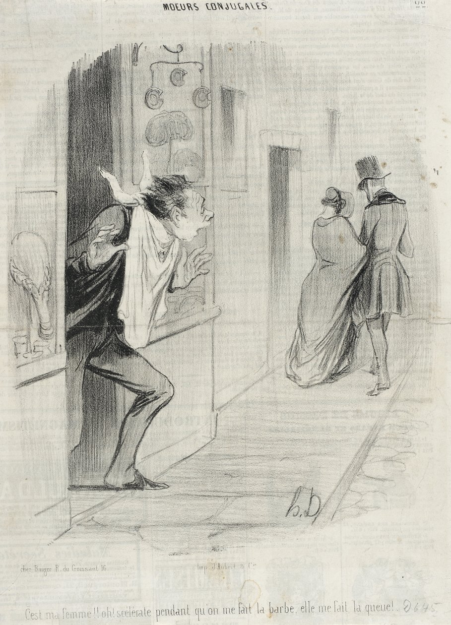 Ez a feleségem!!... alkotó: Honoré Daumier