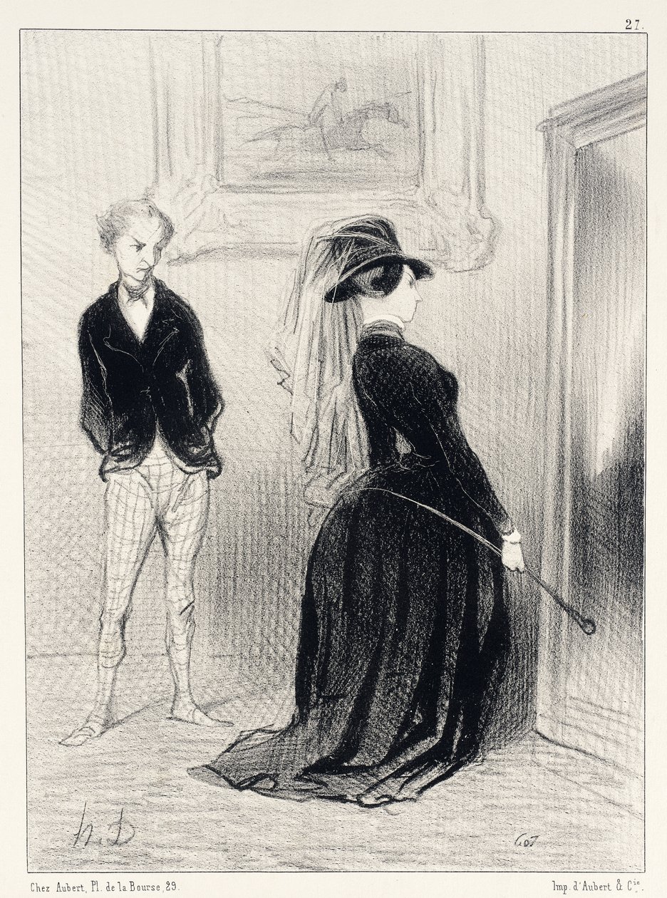 Ez különös... Most már nem jutnak eszembe ötletek... alkotó: Honoré Daumier