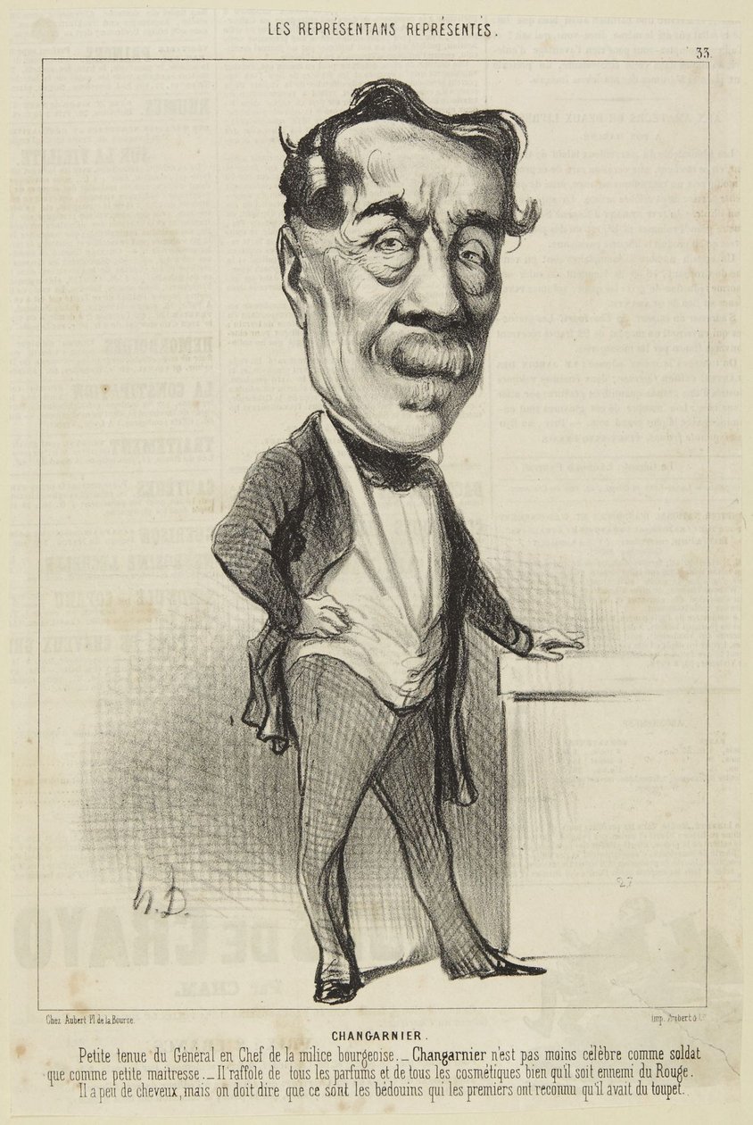 Changarnier alkotó: Honoré Daumier